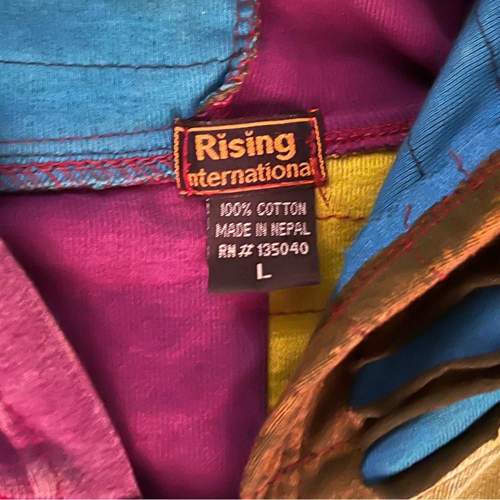 Rising International Multicolor Patchwork Utility Jacket - Picture 2 of 7